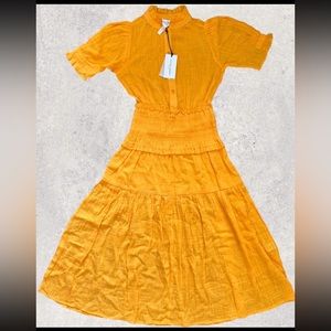 NEW APIECE APART LAS ALTURAS MAXI DRESS - TANGO - SMALL